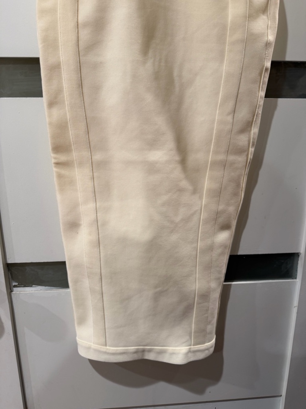 House of CB Cream V‑Neck Midi Sheath Dress - Picture 5 of 13